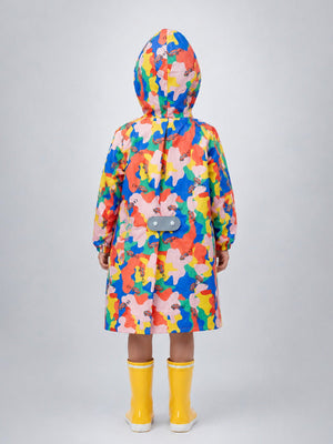 Little Surprise Box Pink Car Print Raincoat | The Mom Store - S Kids Raincoat