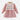Little Surprise Box Pink & Cream Front floral Jacket patterned Knitted Frock Winterwear for girls - LSB - FRK - PNKCRMJACKT - 2 - 3Y