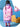 Little Surprise Box, Pink Donut unicorn knee length raincoat for kids - LSB - RC - PNKDONUT - UNI - LK - S