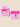 Little Surprise Box, Pink Donut unicorn knee length raincoat for kids - LSB - RC - PNKDONUT - UNI - LK - S