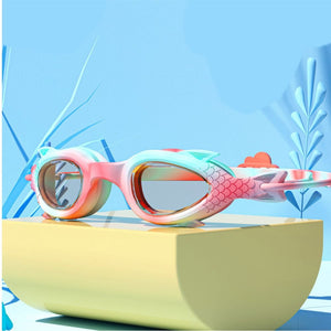 Little Surprise Box Pink Fishtail Swim Goggles | The Mom Store - 3 - 8 years Swim Goggles