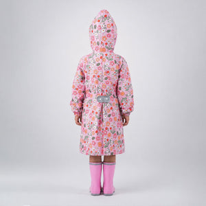 Little Surprise Box Pink Floral Raincoat | The Mom Store - M Kids Raincoat