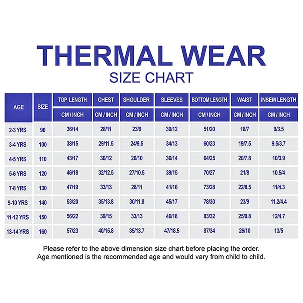 Little Surprise Box Pink Kelly Crew Neck Upper & Lower Body Thermal Winter Warmers For Kids - Set Of 2 Pcs - 2 - 3 Years Kids Thermal Wear