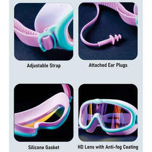 Little Surprise Box Pink Mint Swim Goggles | The Mom Store - Swim Goggles