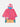 Little Surprise Box Pink Owl Stripes Knee Length Raincoat for Kids - Kids Rainwear