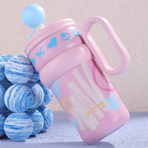 Little Surprise Box Pink Pastel XOXO Stainless Steel Tumbler (540ml) - Water Bottle