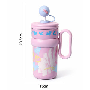 Little Surprise Box Pink Pastel XOXO Stainless Steel Tumbler (540ml) - Water Bottle