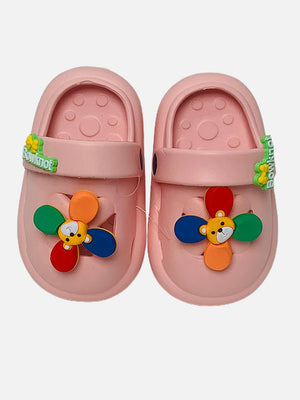 Little Surprise Box Pink Pinwheel Slip on Clogs all season Footwear for Toddlers & Kids - LSB - FW - PNKPINWHEEL - 24EU