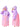 Little Surprise Box, Pink & Purple Dual color Long style Raincoat for Kids - LSB - RC - PNKPURP - DUAL - 2XL