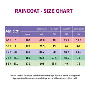Little Surprise Box Pink Purple Pocket Raincoat | The Mom Store - S Kids Raincoat