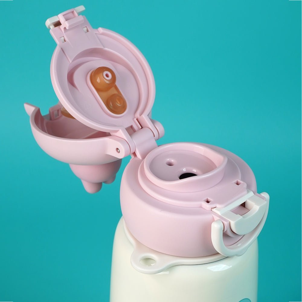 Little Surprise Box Pink Rabbit Stainless Steel Water Bottle 480ml - Bottle