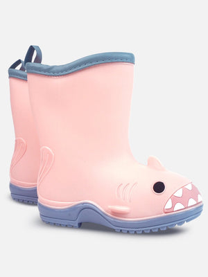 Little Surprise Box, Pink Shark EVA Rain Gumboots for Toddlers & Kids - LSB - GB - S7 - PNKSHARK - EVA - 26EU