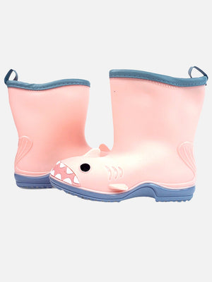Little Surprise Box, Pink Shark EVA Rain Gumboots for Toddlers & Kids - LSB - GB - S7 - PNKSHARK - EVA - 26EU