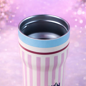 Little Surprise Box Pink Stripes Stainless Steel Tumbler 560ml - Water Bottle