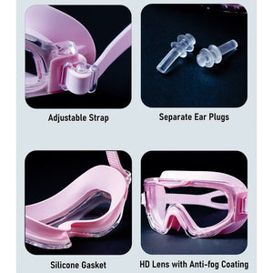 Little Surprise Box Pink Swim Goggles Adults | The Mom Store - Swim Goggles