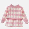 Little Surprise Box Pink & White Checkered Pull over style 2 pcs top & Skirt Winterwear set - Girls - LSB - 2PCSKRT - PNKWHTECHK - 2 - 3Y