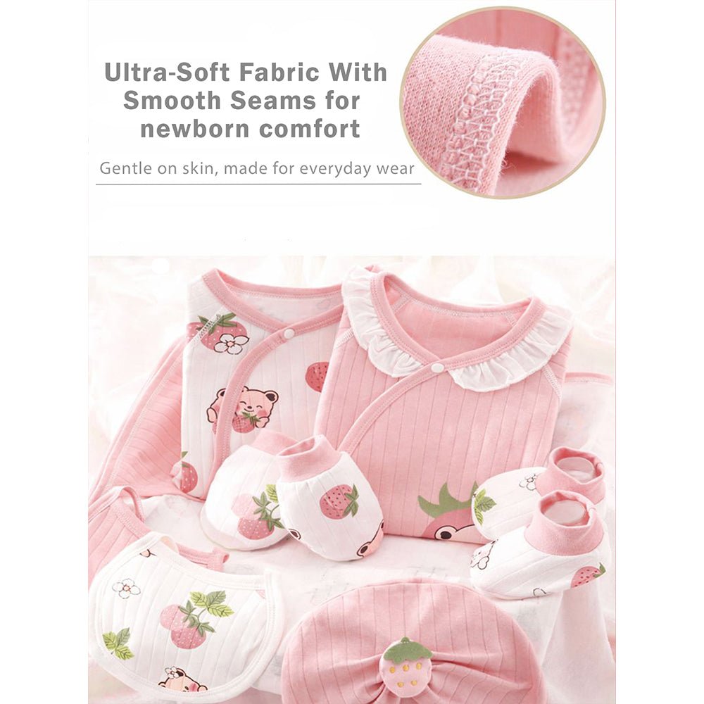 Little Surprise Box Pinkberry Ted Newborn Gift Box for Baby Girl - Gift Set