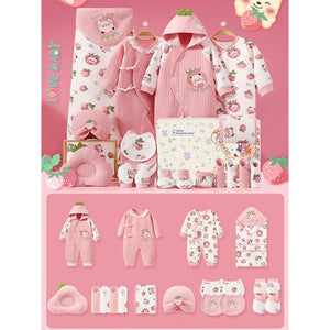 Little Surprise Box Pinkberry Ted Newborn Gift Box for Baby Girl - Gift Set