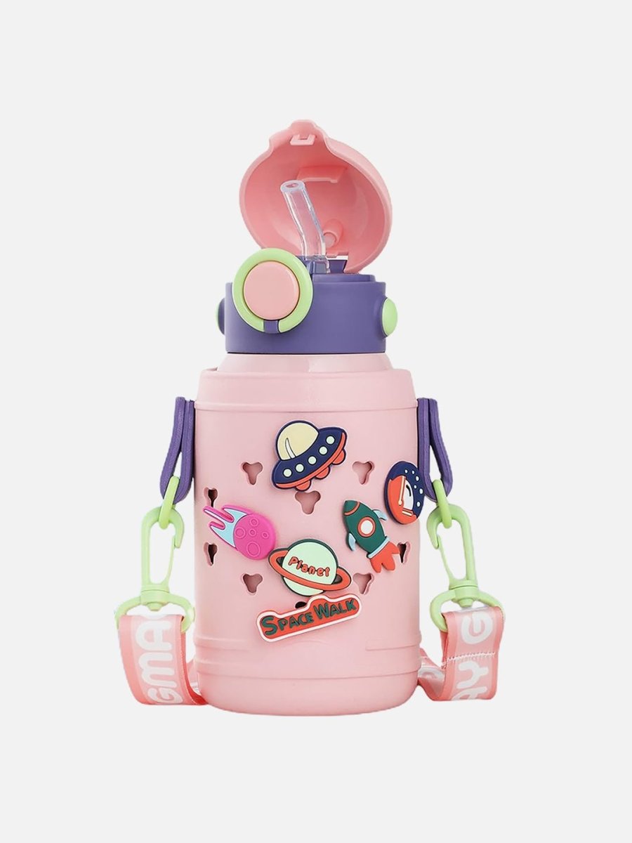 Little Surprise Box Planet Fun Toy Trinkets theme temperature control Insulated Vacuum Flask Stainless Steel Water Bottle - LSB-WB-pinkplnttrnkt