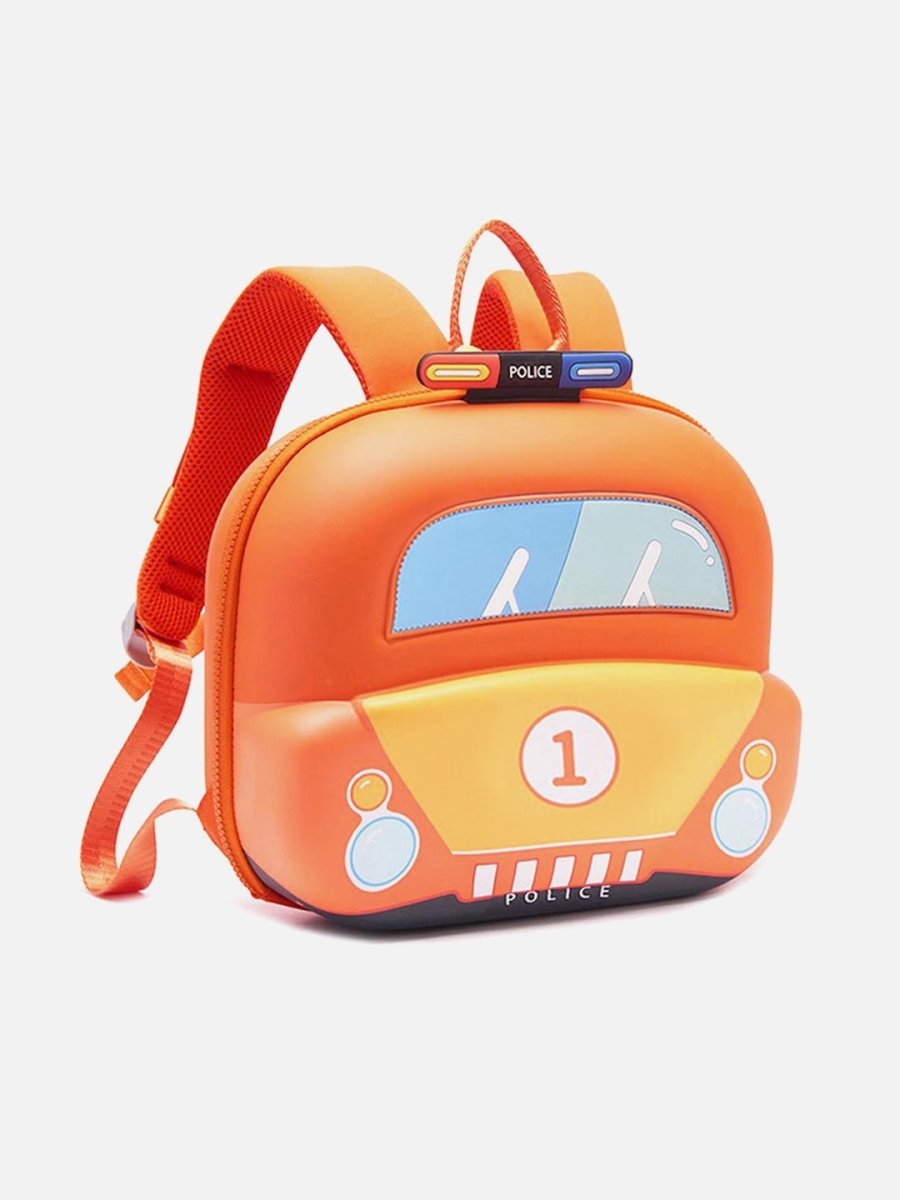 Little Surprise Box Police Joyride Kids Backpack - LSB-PoliceBag-Orange