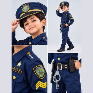 Little Surprise Box, Police Kids Halloween Costume Fancy Dress Up - XS Halloween Costumes