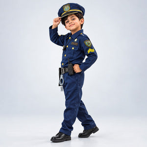 Little Surprise Box, Police Kids Halloween Costume Fancy Dress Up - XS Halloween Costumes