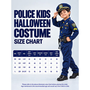 Little Surprise Box, Police Kids Halloween Costume Fancy Dress Up - XS Halloween Costumes
