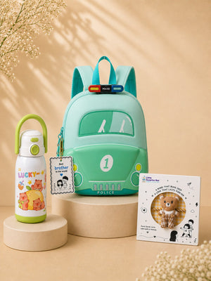 Little Surprise Box Police Rakhi Gift Combo - Rakhi Combo