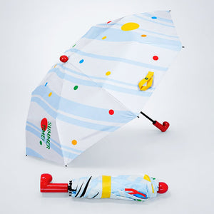 Little Surprise Box Polka Red Boot Handle Umbrella | The Mom Store - Monsoon Wear