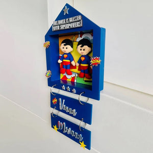 Little Surprise Box Power brothers Personalised Name Plaque -