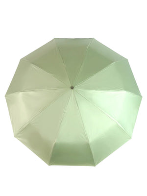 Little Surprise Box Premium 3 fold Auto Closure umbrella for Adults - LSB - UM - 3F - OLIVE - GOLD