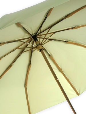Little Surprise Box Premium 3 fold Auto Closure umbrella for Adults - LSB - UM - 3F - OLIVE - GOLD