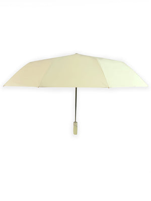 Little Surprise Box Premium 3 fold Auto Closure umbrella for Adults - LSB - UM - 3F - CRM - GOLD