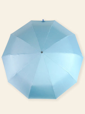 Little Surprise Box Premium 3 fold Auto Closure umbrella for Adults - LSB - UM - 3F - BLU - GOLD
