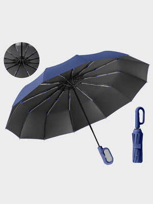 LITTLE SURPRISE BOX-Umbrella-Little Surprise Box Premium Convenient U handle Grip 3 fold Auto Closure umbrella for Adults