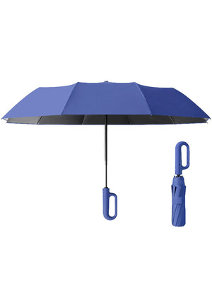LITTLE SURPRISE BOX-Umbrella-Little Surprise Box Premium Convenient U handle Grip 3 fold Auto Closure umbrella for Adults