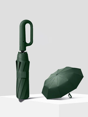 LITTLE SURPRISE BOX-Umbrella-Little Surprise Box Premium Convenient U handle Grip 3 fold Auto Closure umbrella for Adults