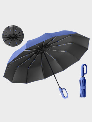 LITTLE SURPRISE BOX-Umbrella-Little Surprise Box Premium Convenient U handle Grip 3 fold Auto Closure umbrella for Adults