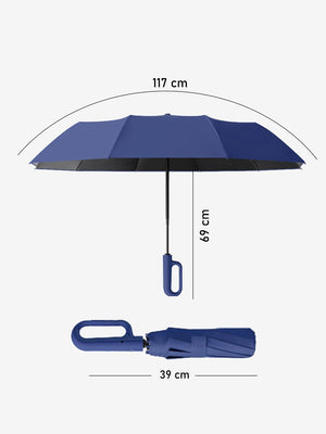 LITTLE SURPRISE BOX-Umbrella-Little Surprise Box Premium Convenient U handle Grip 3 fold Auto Closure umbrella for Adults