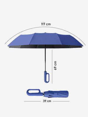 LITTLE SURPRISE BOX-Umbrella-Little Surprise Box Premium Convenient U handle Grip 3 fold Auto Closure umbrella for Adults