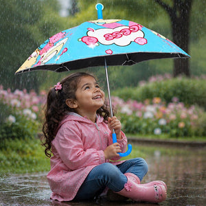 Little Surprise Box Princess Girl Kids Umbrella | The Mom Store - Monsoon Wear