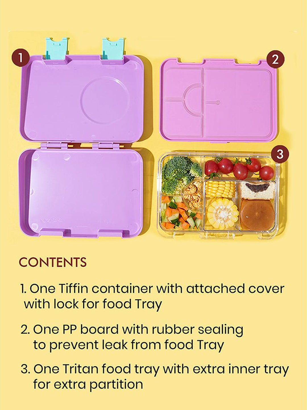 Little Surprise Box, Printed Bento Lunch Box for Kids - LSB - LB - UNICORN - BENTO