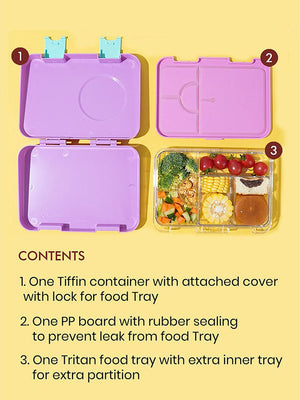 Little Surprise Box, Printed Bento Lunch Box for Kids - LSB - LB - UNICORN - BENTO