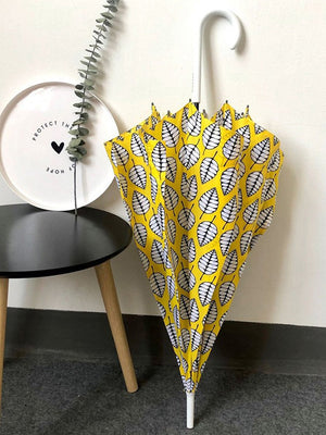 Little Surprise Box, Printed Big size Umbrella for Adults - LSB - UM - MUSTRD - LEAF