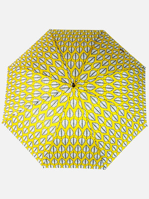 Little Surprise Box, Printed Big size Umbrella for Adults - LSB - UM - MUSTRD - LEAF
