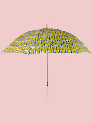 Little Surprise Box, Printed Big size Umbrella for Adults - LSB - UM - MUSTRD - LEAF