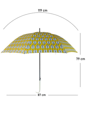 Little Surprise Box, Printed Big size Umbrella for Adults - LSB - UM - MUSTRD - LEAF