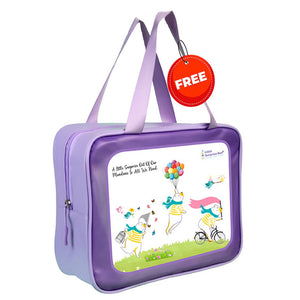 Little Surprise Box Printed Kids Swimwear Set with Cap & Washbag (UPF 50+) - 3 - 4 Years Kids Swimwear
