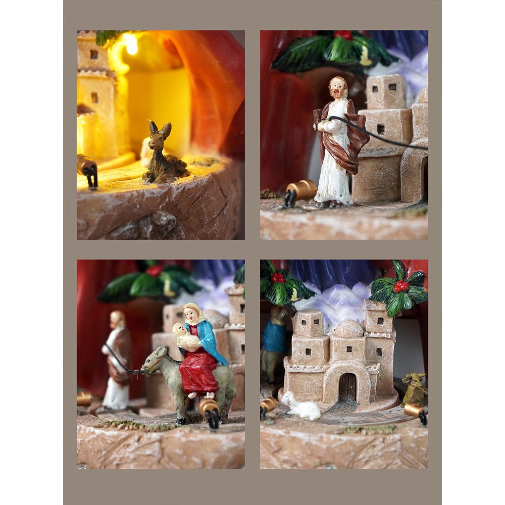 Little Surprise Box Protective Angel Rotating , Musical and Lit Nativity Set for Christmas Decoration & Décor - Christmas Decor
