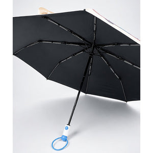 Little Surprise Box Puppy 3 Fold Umbrella | The Mom Store - Blue Umbrella
